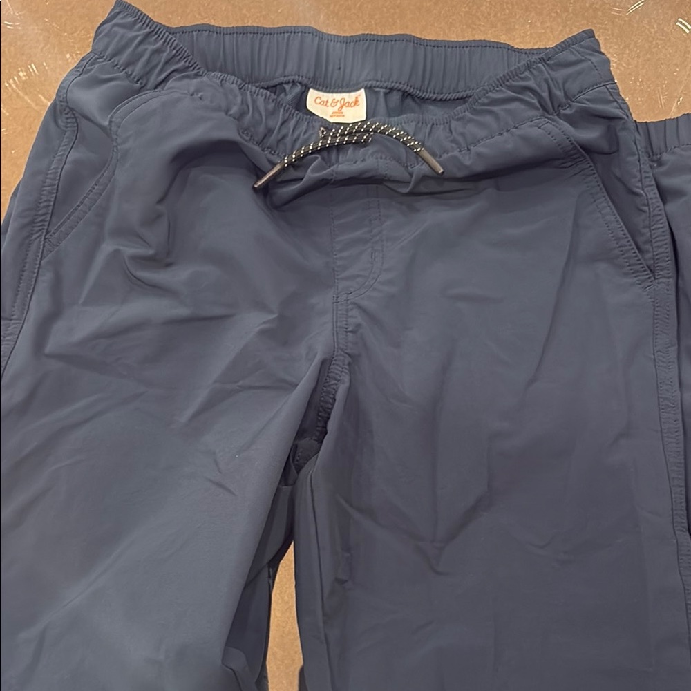 Cat & Jack Navy Blue Men's Performance Joggers with Drawstring